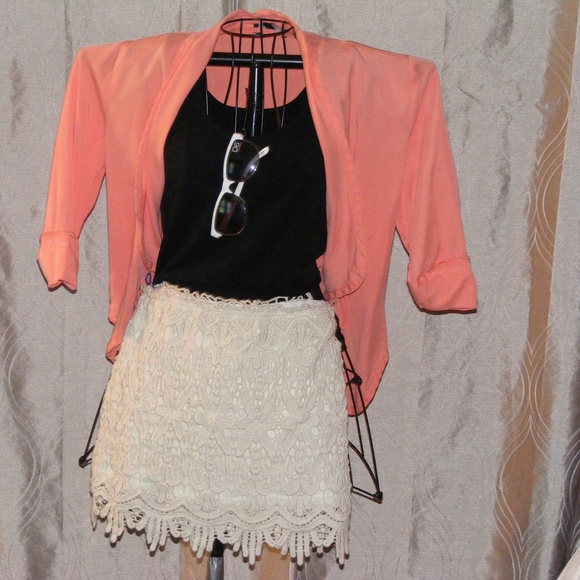 Lace Mini Skirt FINAL SALE - Picture 5 of 8